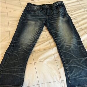 American Eagle Slim Straight Distressed Jeans